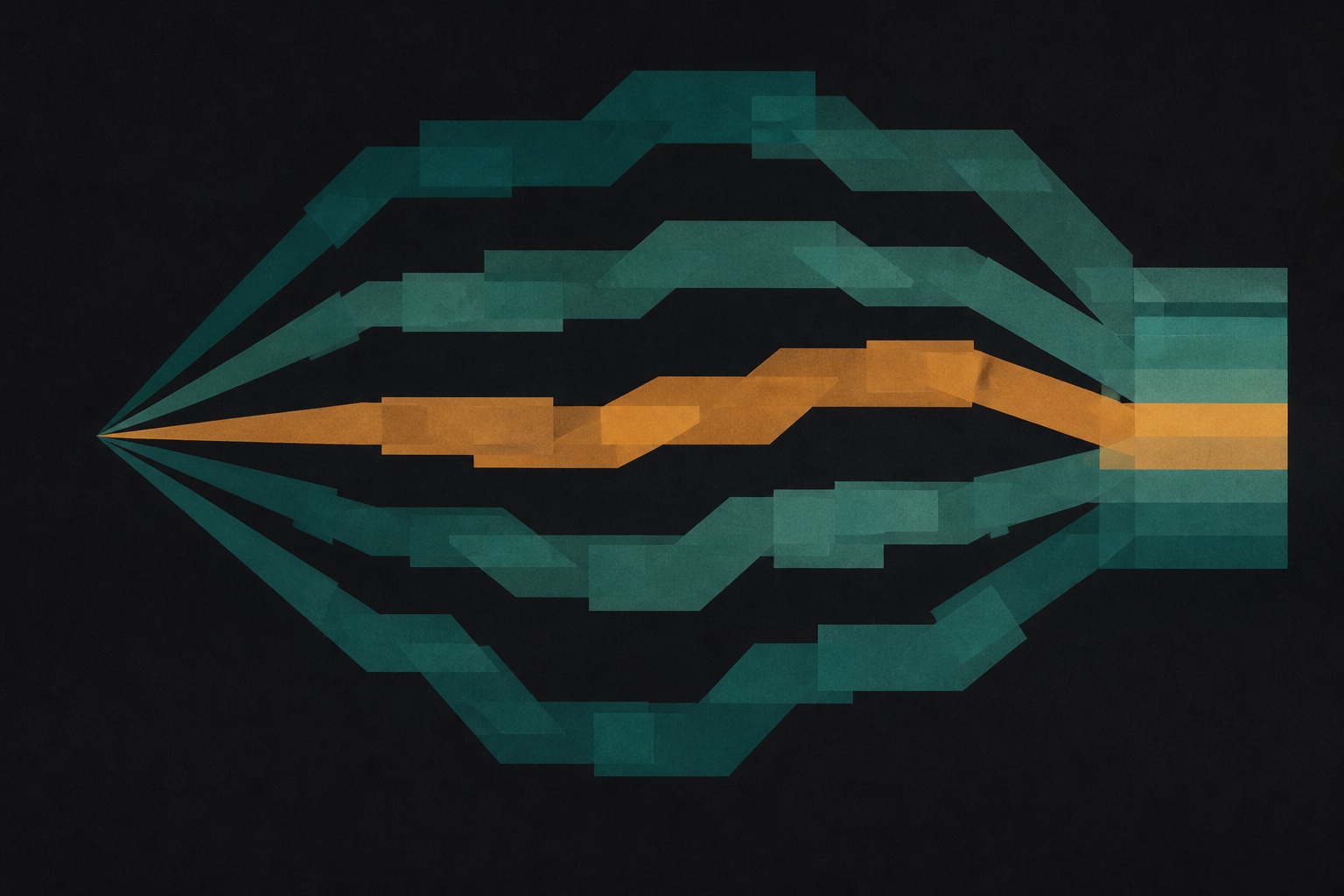 Several abstract documentation paths converging on an organized destination