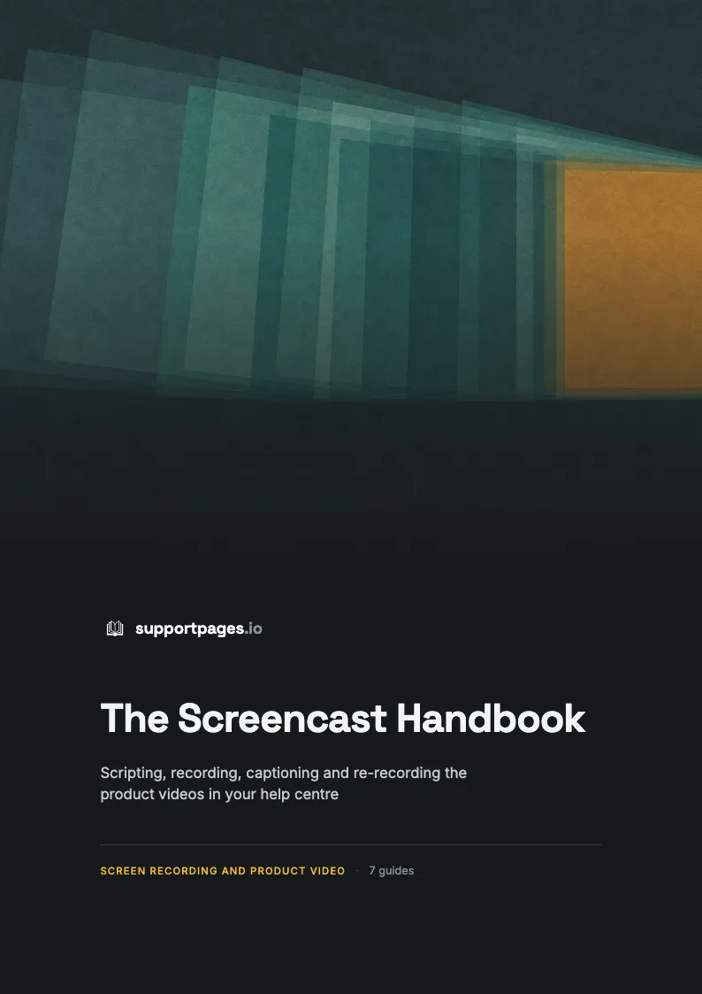 Cover of The Screencast Handbook
