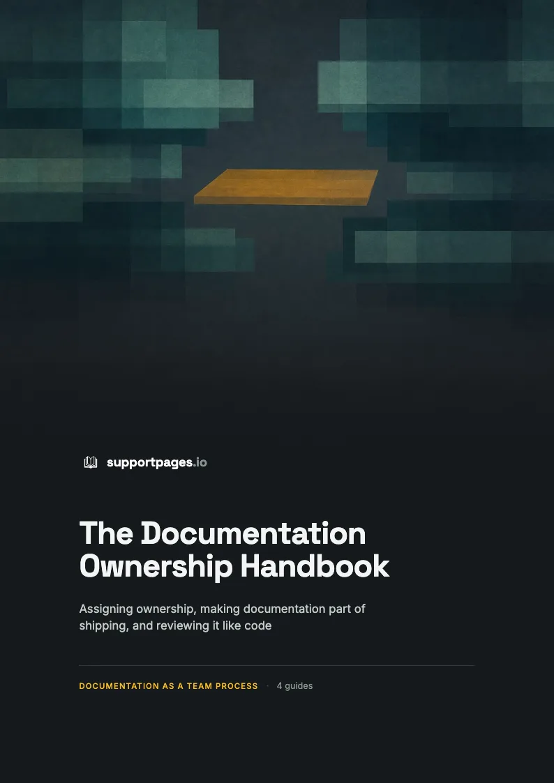 Cover of The Documentation Ownership Handbook
