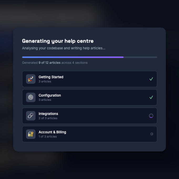 SupportPages initial codebase analysis
